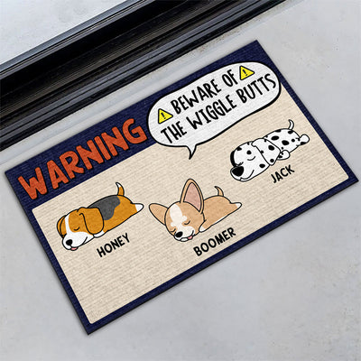 The Wiggle Butt - Personalized Custom Doormat