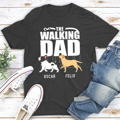 Walking Dad/Mom - Personalized Custom Unisex T-shirt