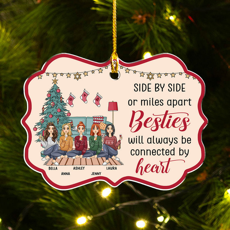 Side By Side - Personalized Custom Acrylic Ornament