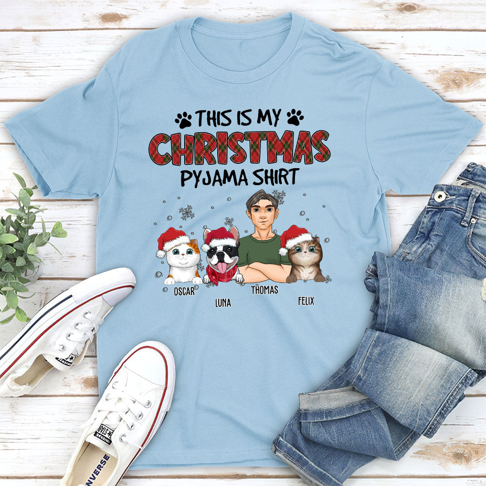 My Christmas Pawjama - Personalized Custom Unisex T-shirt