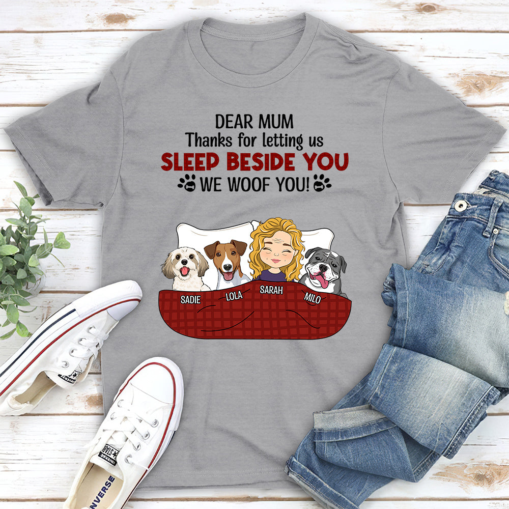 Letting Me Sleep Beside You - Personalized Custom Unisex T-shirt 