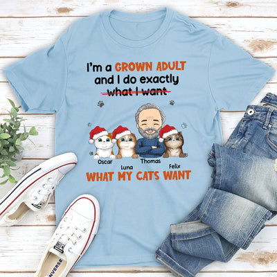 What My Cat Wants - Personalized Custom Premium T-shirt