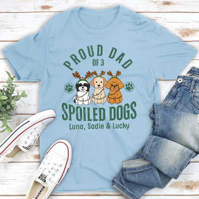 Proud Mom Of Simple Dog - Personalized Custom Unisex T-shirt