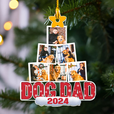 Happy Pawlidays - Personalized Custom Acrylic Ornament