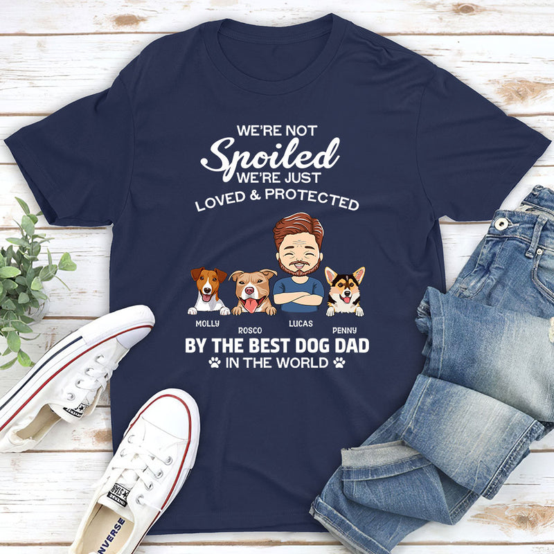 Loved And Protected - Personalized Custom Premium T-shirt