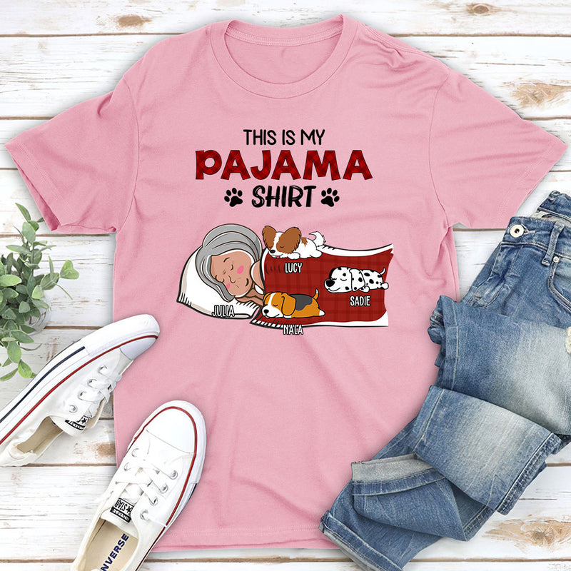 Sleeping Pajama Shirt - Personalized Custom Premium T-shirt