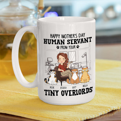 Human Servant From Your Cat - Personalized Custom Coffee Mug