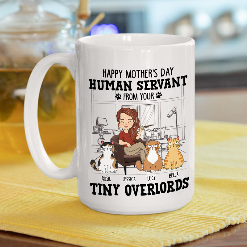 Human Servant From Your Cat - Personalized Custom Coffee Mug