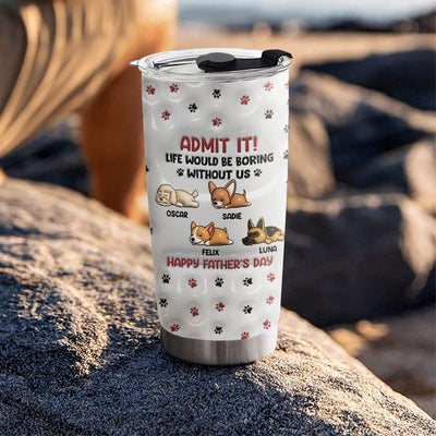 Admit It Paw - Personalized Custom 3D Inflated Effect Tumbler