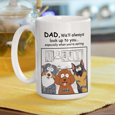 Always Look Up - Personalized Custom Coffee Mug