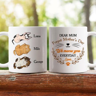 We Meow You Everyday - Personalized Custom Coffee Mug