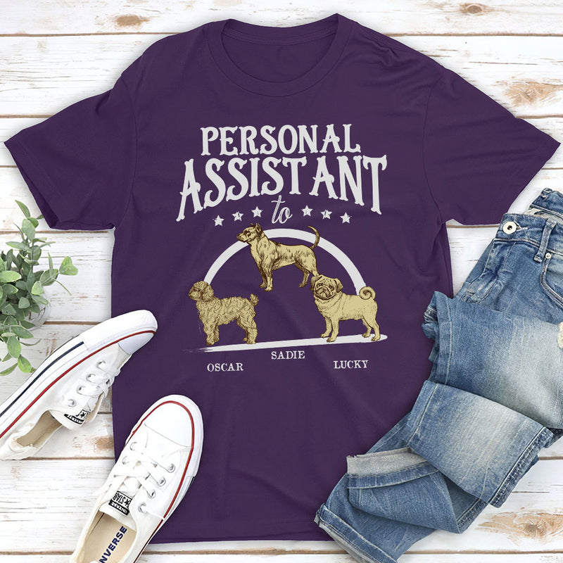 Dog Personal Assistant - Personalized Custom Premium T-shirt