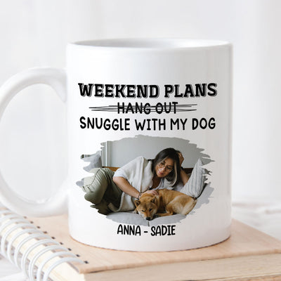 Hang Out Or Snuggle Photo - Personalized Custom Coffee Mug