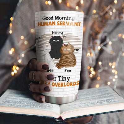 Tiny Cat Overlord - Personalized Custom Tumbler