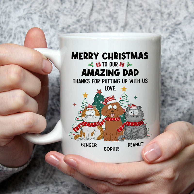 Putting Up With Us - Personalized Custom Coffee Mug