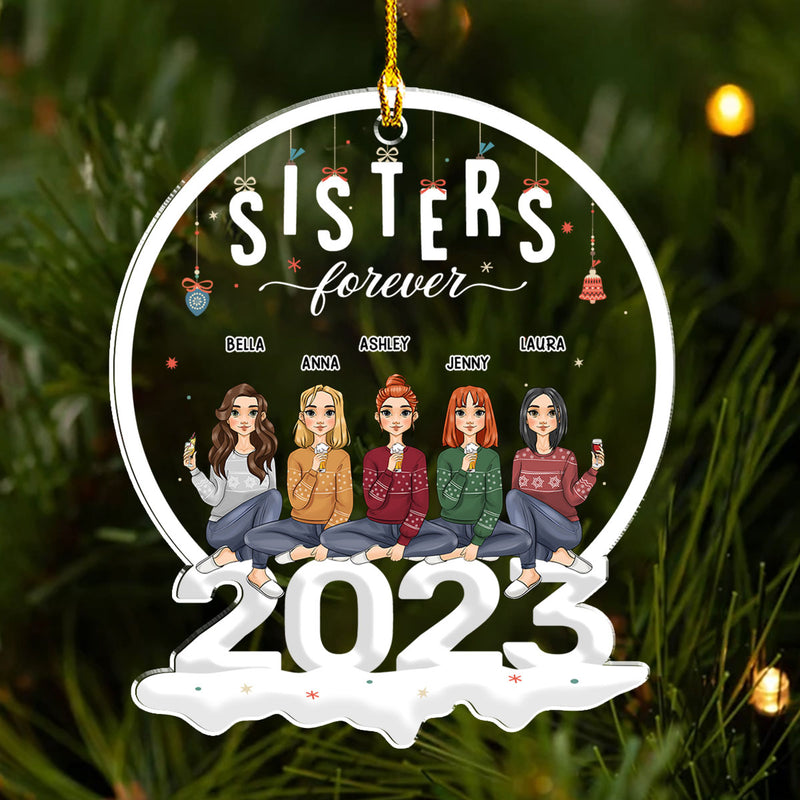 Besties 2023 - Personalized Custom Acrylic Ornament