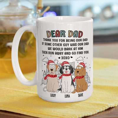 Dear Dad XOXO - Personalized Custom Coffee Mug