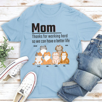 Working Hard - Personalized Custom Unisex T-shirt