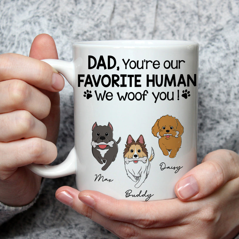 You Are Our Favourite Human - Personalized Custom Coffee Mug