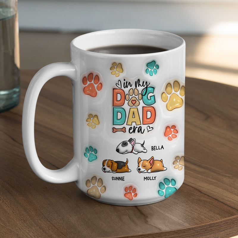 Dog Mom Era - Personalized Custom 3D Inflated Effect Mug