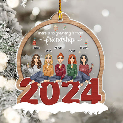 Perfect Friendship - Personalized Custom Acrylic Ornament