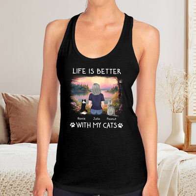 Better With Pets - Personalized Custom Women's Tank