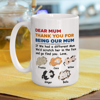 We Had A Different Mom - Personalized Custom Coffee Mug