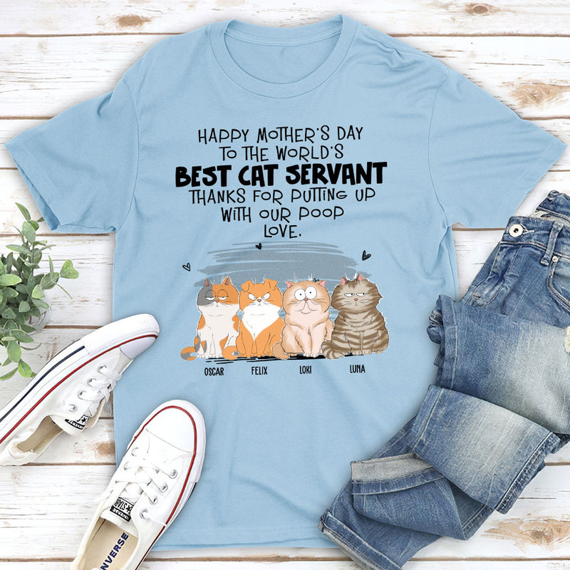 Best Cat Servant - Personalized Custom Unisex T-shirt