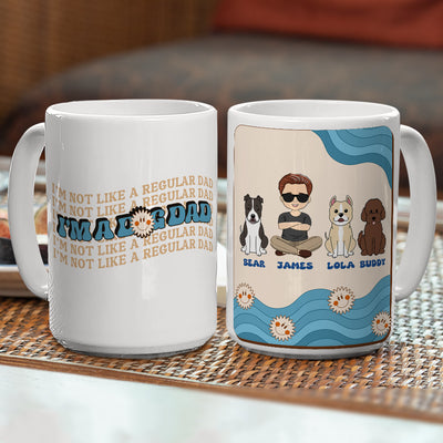 I Am A Dog Mom - Personalized Custom Coffee Mug
