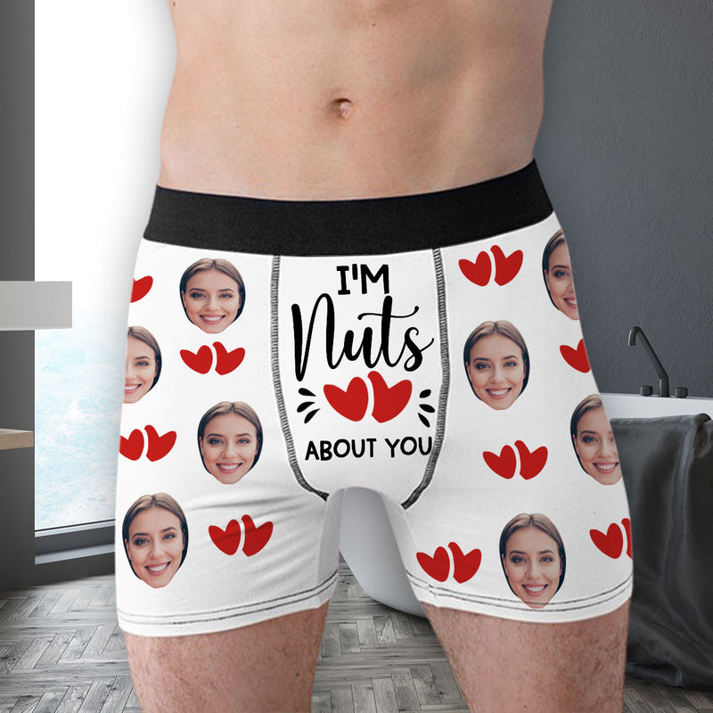 I Am Nuts About You - Personalized Photo Men&