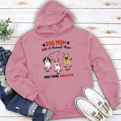 Like A Normal Mom - Personalized Custom Hoodie