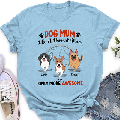 Like A Normal Mom - Personalized Custom Women's T-shirt