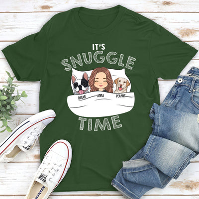 Its Snuggle Time - Personalized Custom Unisex T-shirt