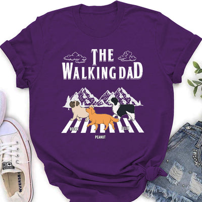 The Walking Dad - Personalized Custom Women's T-shirt