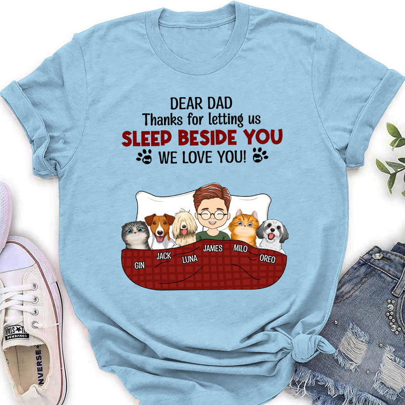 Letting Us Sleep Beside You - Personalized Custom Women&