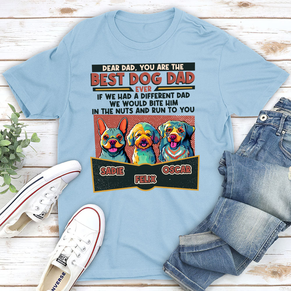 Best Dog Ever PopArt Personalized Custom Unisex T shirt PAWSIONATE