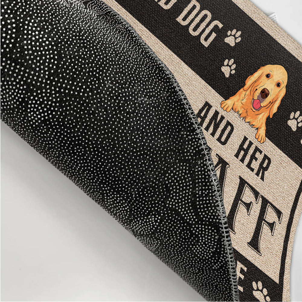Pet And Staff - Personalized Custom Doormat 