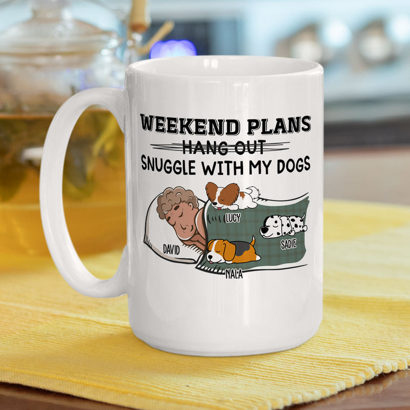 Hang Out Or Snuggle - Personalized Custom Coffee Mug