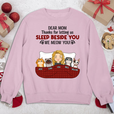 Sleeping Beside You - Personalized Custom Sweatshirt