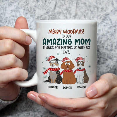 Funny Woofmas - Personalized Custom Coffee Mug