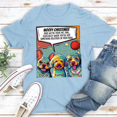 Dog Mom Big Fan - Personalized Custom Unisex T-shirt