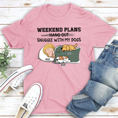 Hang Out Or Snuggle - Personalized Custom Unisex T-shirt