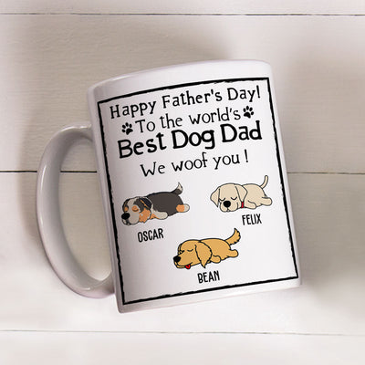 You Are The Best Dog Dad Ever - Personalized Custom Coffee Mug