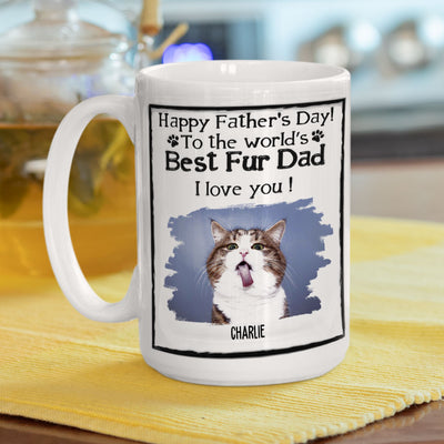 Love Pet Dad - Personalized Custom 3D Inflated Effect Mug