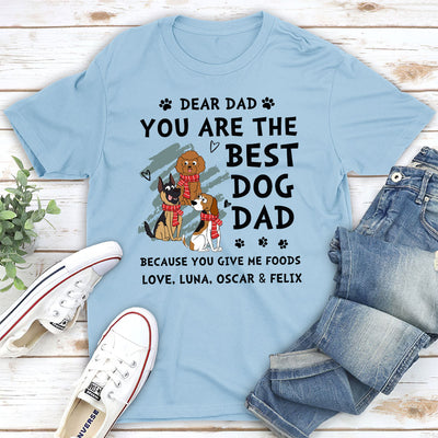 The Best Because - Personalized Custom Unisex T-shirt