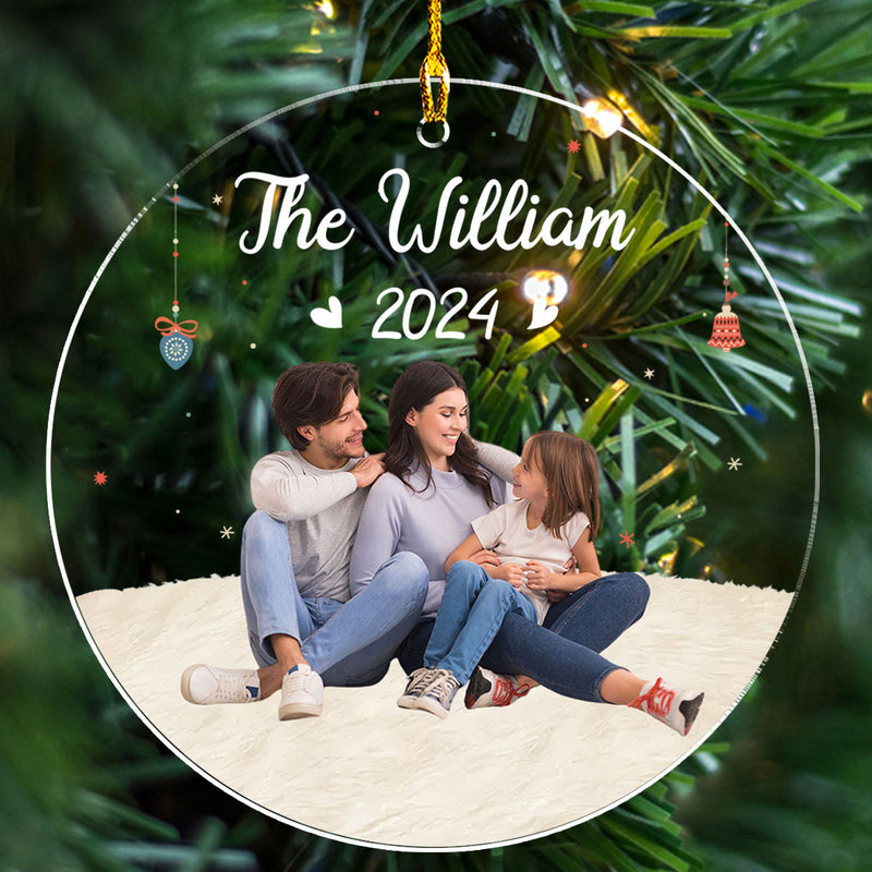 Family Moment - Personalized Custom Acrylic Ornament