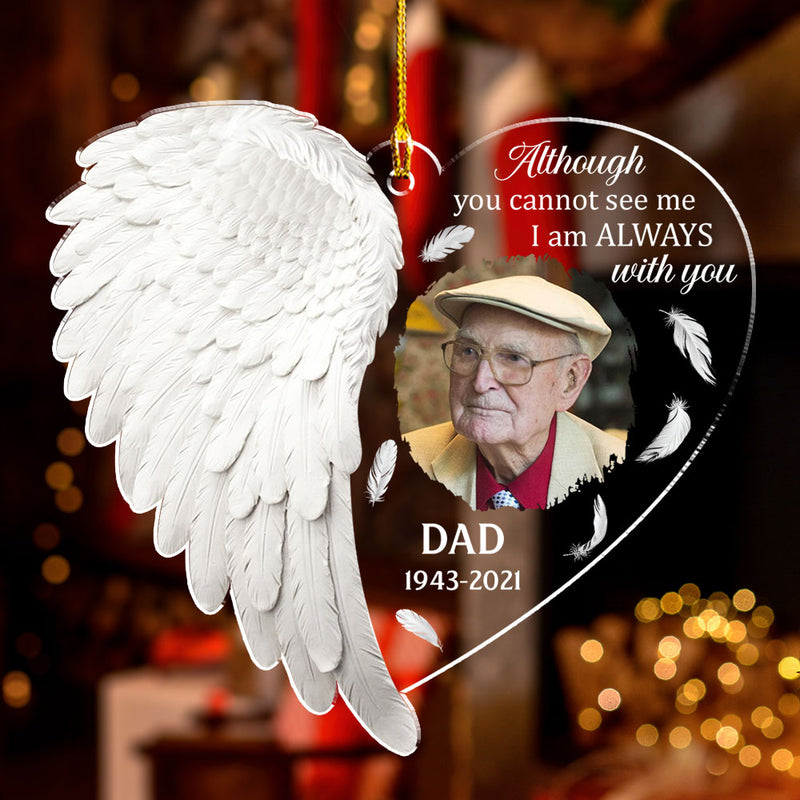 Angel In Heaven - Personalized Custom Photo Acrylic Ornament