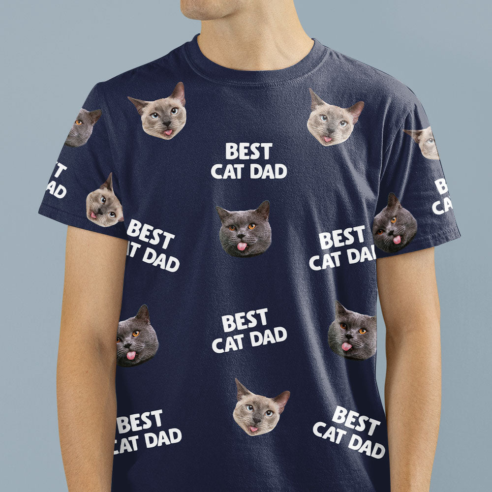 Best Mom Dad Pet Face - Personalized Custom All-over-print T-shirt