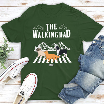 The Walking Dad - Personalized Custom Unisex T-shirt