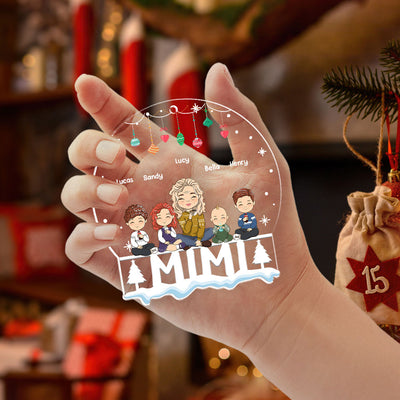 Warmly Christmas - Personalized Custom Acrylic Ornament